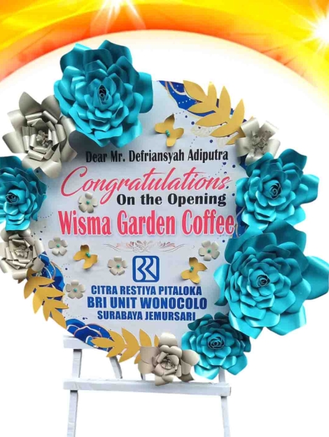 Bunga Papan Ucapan Paper Flower 1